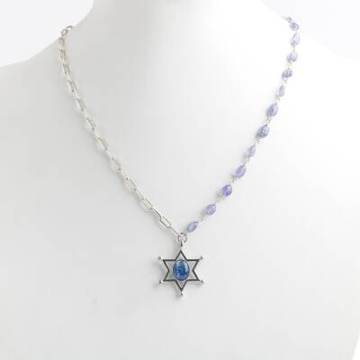 Boğa Burcu Bileklik Güneş Taşı, Krizokol, Obsidyen, Rodonit, Sedef, Yeşil Aventurin, Yeşim - 2