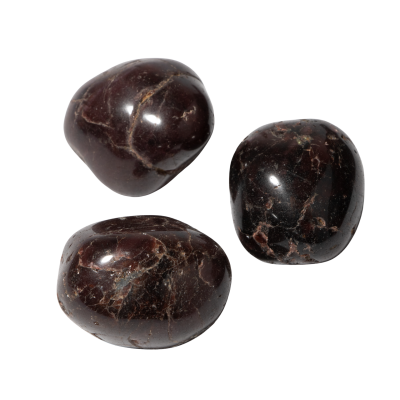 Bordo Granat Lal Doğal Taş Tımbıl El Taşı - 2