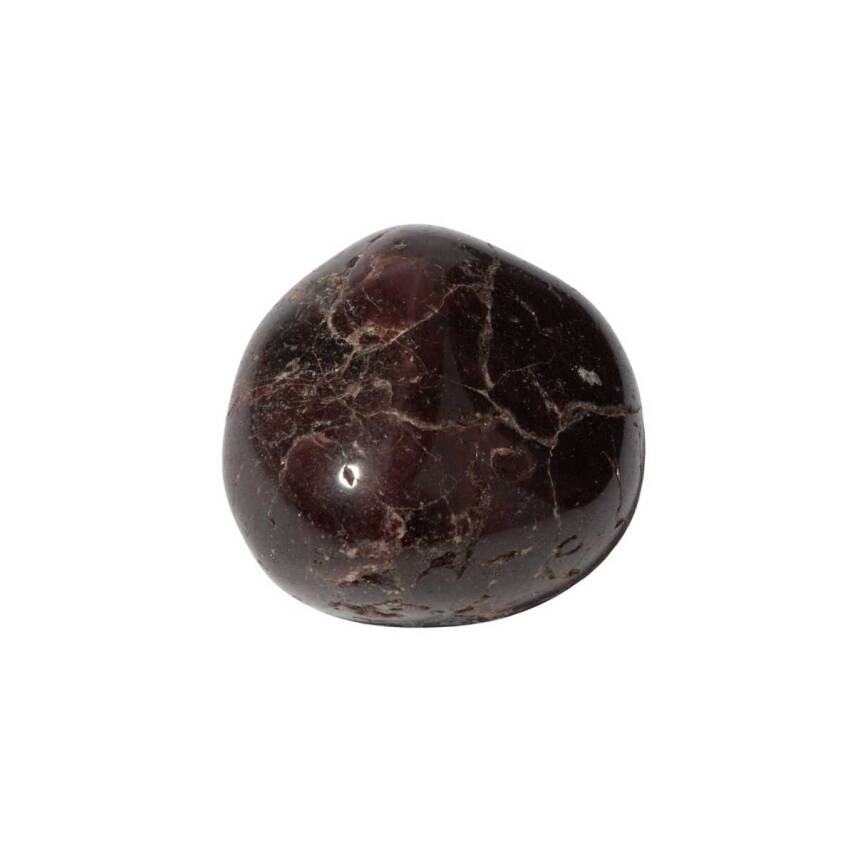 Bordo Granat Lal Doğal Taş Tımbıl El Taşı - 3