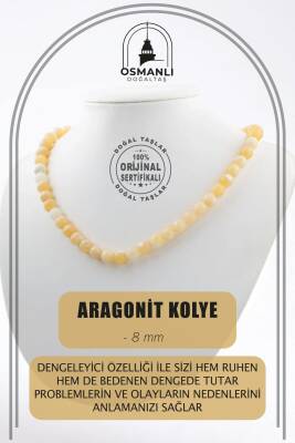 Botswana Akiği 6 mm Dizi Doğal Taş Kolye - Osmanlı Doğaltaş