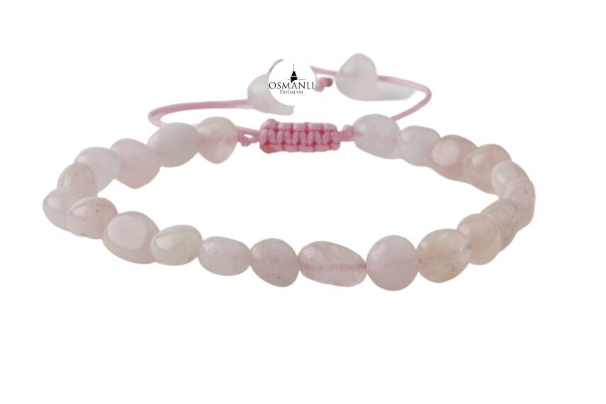 Botswana Akiği 6 mm Düğümlü Doğal Taş Kolye - 1