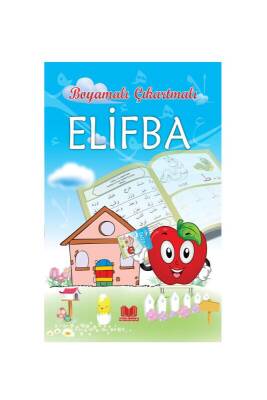 Boyamalı Çıkartmalı Elifba - Kitapkalbi Yayıncılık