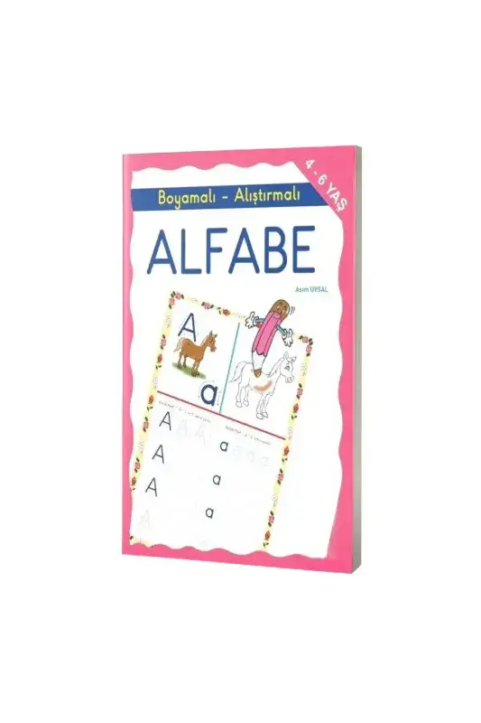 Boyamalı ve Alıştırmalı Alfabe - 2