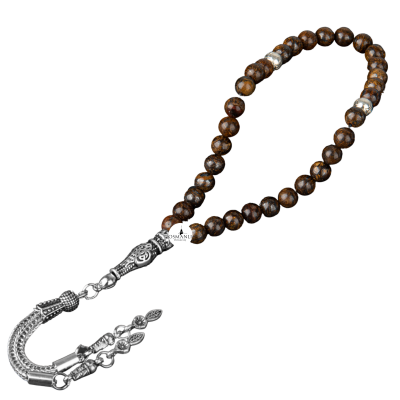 Bronzit Doğal Taş Tesbih 33lük - 6mm - Osmanlı Doğaltaş