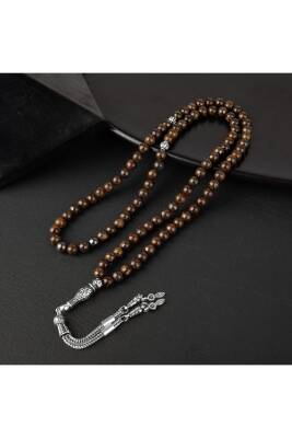 Bronzit Doğal Taş Tesbih 99luk - 6mm - 3