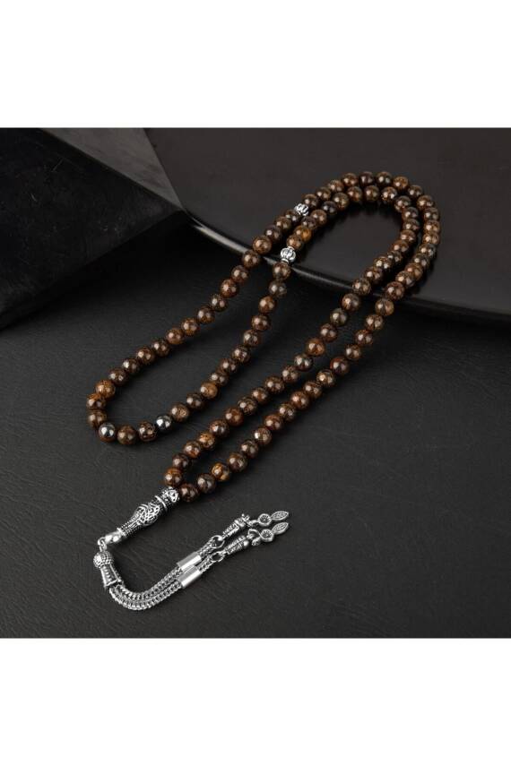 Bronzit Doğal Taş Tesbih 99luk - 6mm - 3