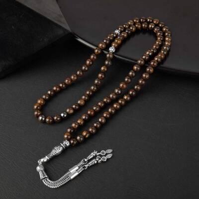 Bronzit Doğal Taş Tesbih 99luk - 6mm - Doğal Taş