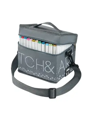 Bruno Visconti Sketch & Art Çift Taraflı Marker Seti Özel Kumaş Çantalı 168 Renk - 2