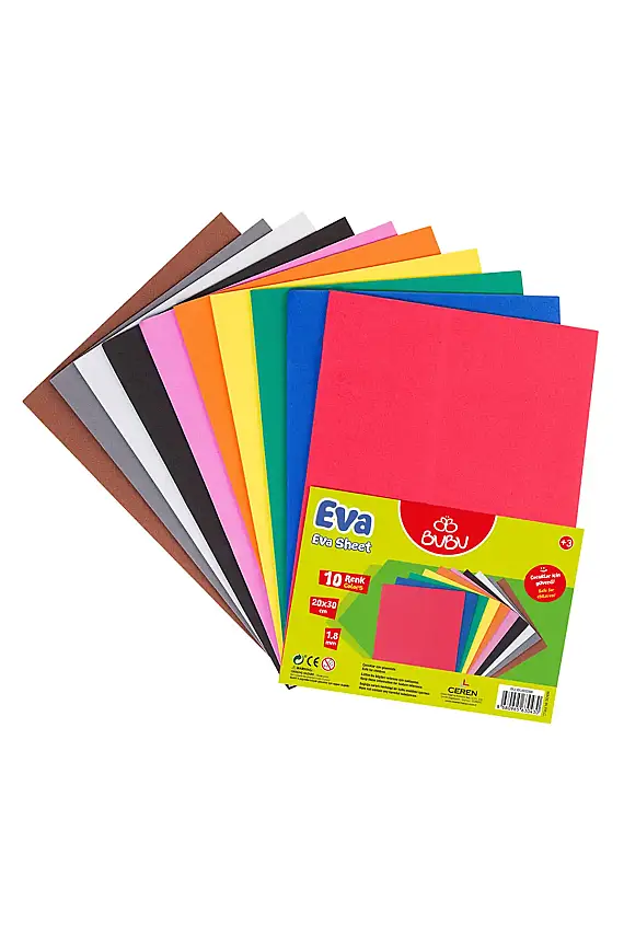 Bu Bu Eva 20 x 30 cm 10 Renk - 1