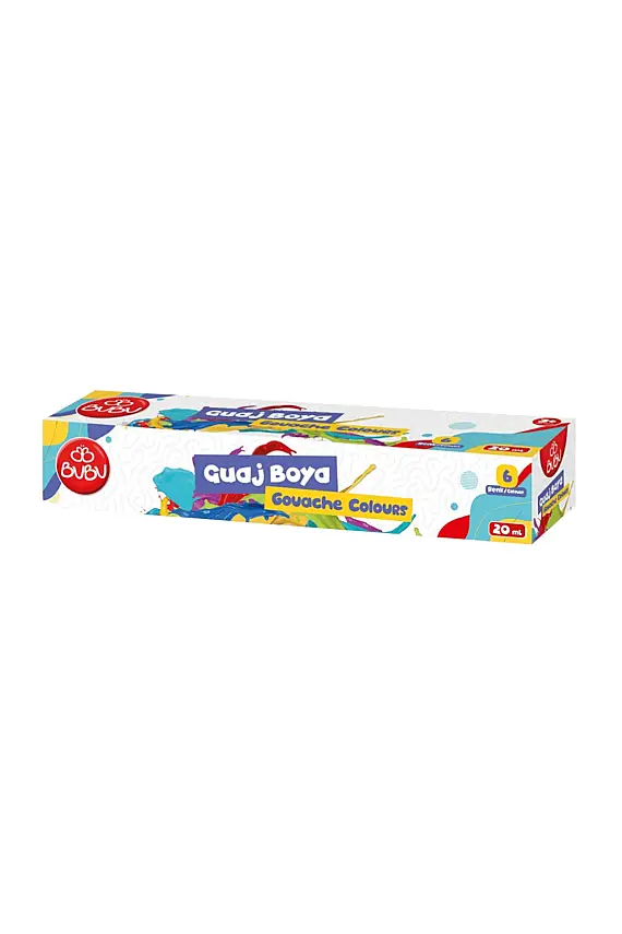 Bu Bu Guaj Boya 6 Renk Birleşik Pot 20 ml - 3