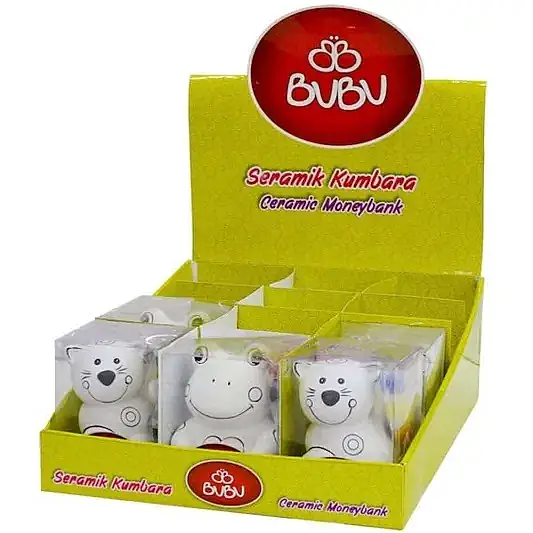 Bu Bu Kedi Seramik Kumbara Boyama Seti Pvc Kutulu - 2