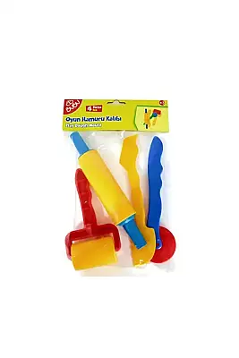 Bu Bu Oyun Hamuru Kalıbı 4 Parça - Bu-Bu (1)