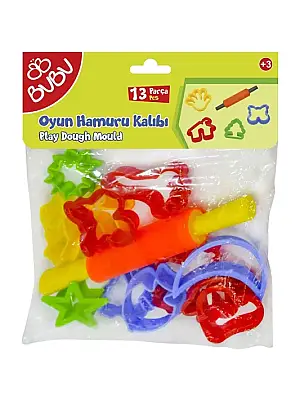 Bu Bu Oyun Hamuru Kalıbı Merdaneli 13 Parça - Bu-Bu (1)
