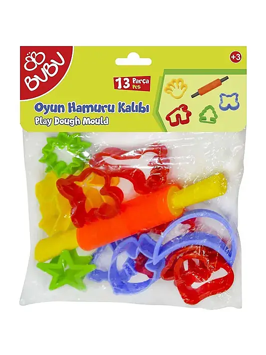 Bu Bu Oyun Hamuru Kalıbı Merdaneli 13 Parça - 2