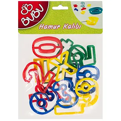 Bu Bu Oyun Hamuru Kalıbı Rakam Seti 26 Parça - Bu-Bu (1)