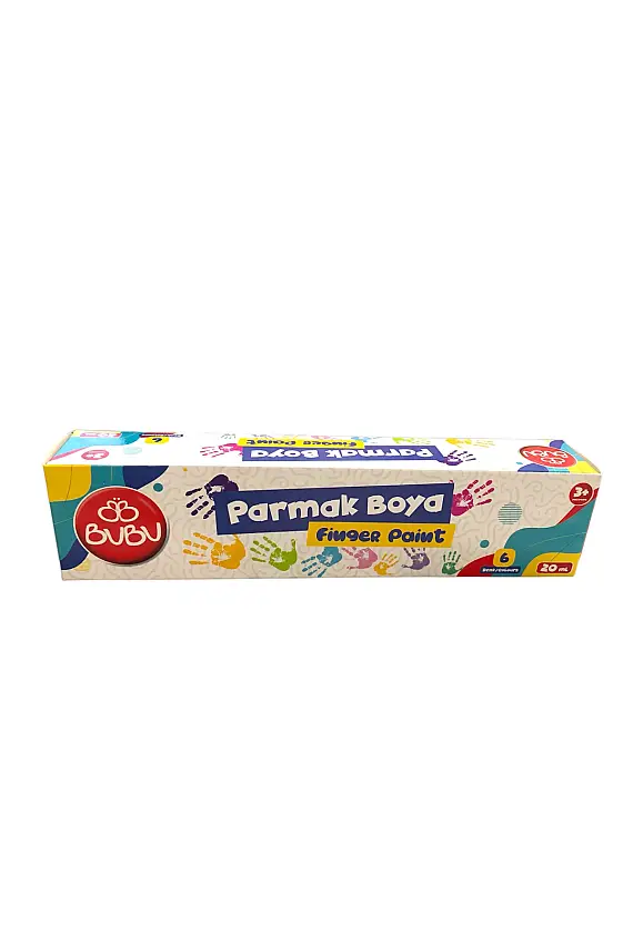 Bu Bu Parmak Boya 6 Renk Birleşik Pot 20 ml - 2