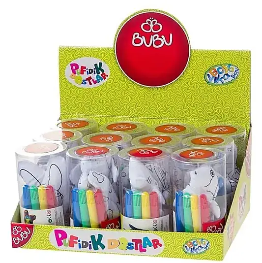 Bu Bu Pufidik Dostlar Boyama Seti Pvc Kutulu - 2