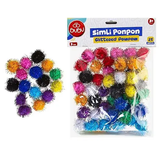 Bu Bu Simli Ponpon 25 Li - 2