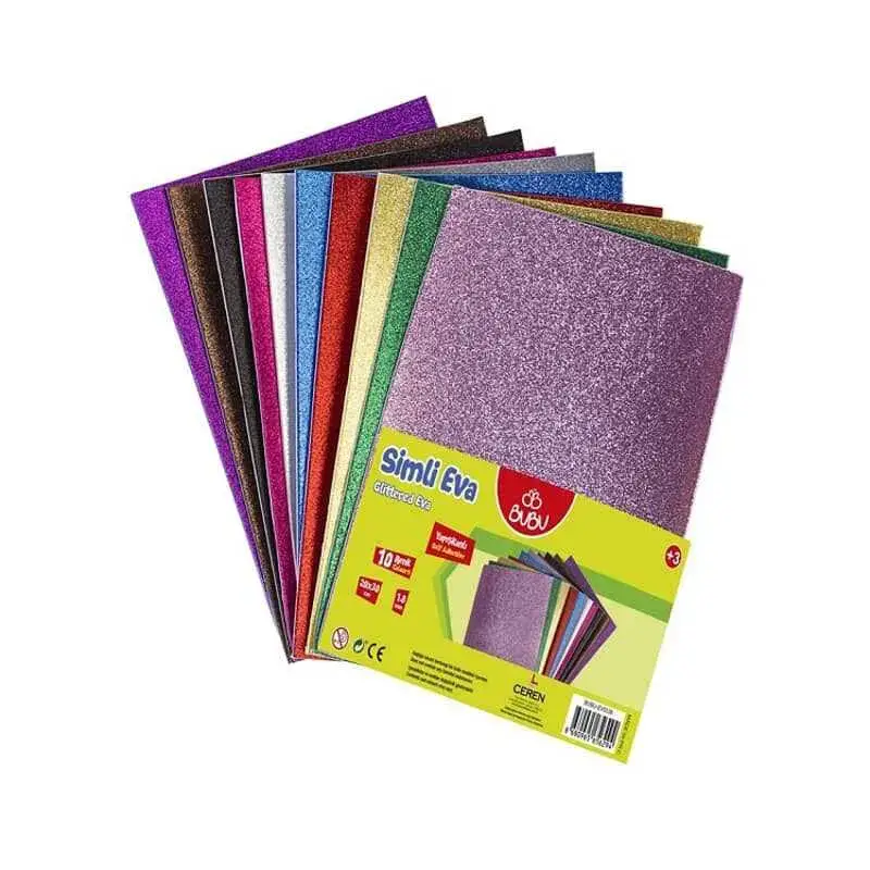 Bu Bu Simli Yapışkanlı Eva 20X3010 Renk - 1