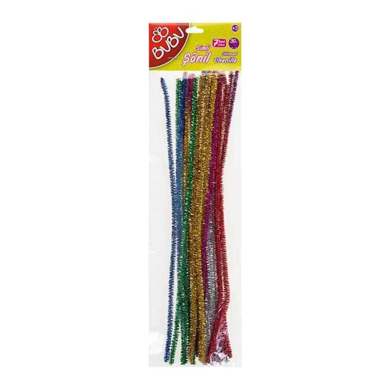 Bu Bu Şönil Simli 30Cm 20'Li Pk 25Li - 1