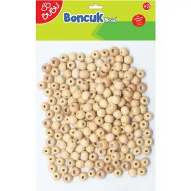 Bu Bu Yuvarlak Natural Boncuk Karışık - 2