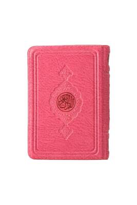 Büyük Cep Boy Kuranı Kerim Pembe Kılıflı - Hayrat Neşriyat