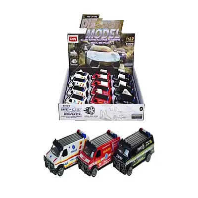 C Toys Diecast Çek Bırak Kurtarma Araçları - 5