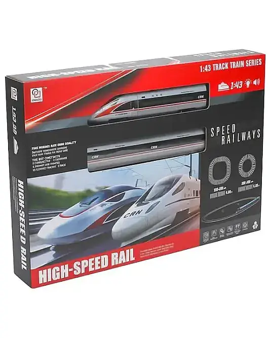 C Toys Hızlı Tren 1:43 Sesli Işıklı 21 Parça - 1