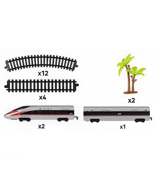 C Toys Hızlı Tren 1:43 Sesli Işıklı 21 Parça - 2
