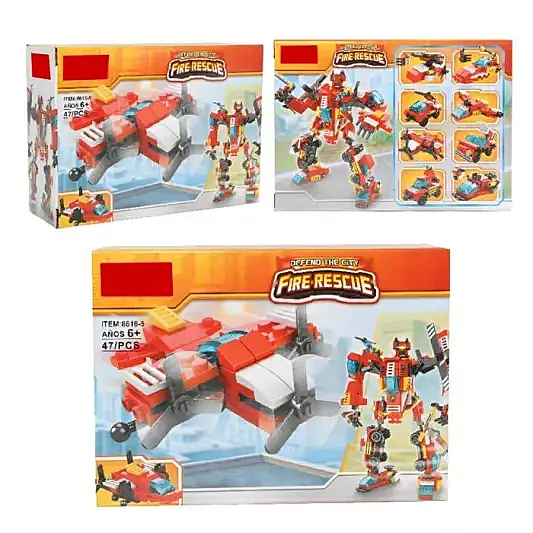 C Toys İtfaiye Aracına Dönüşebilen Robotlar - 4