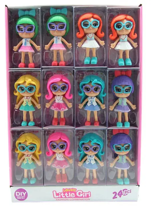 C Toys Maskeli Kız Figürü Mix - 1