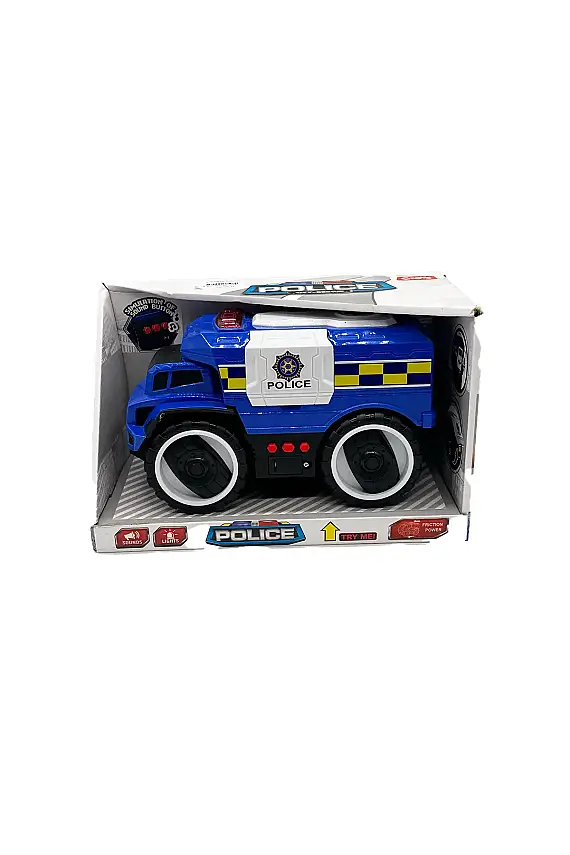 C Toys Sesli Işıklı Polis Kamyonu - 1