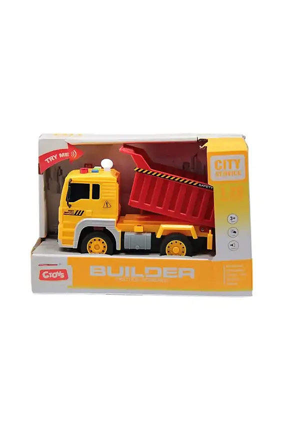 C Toys Sesli Kamyon 1:20 Pilli - 1