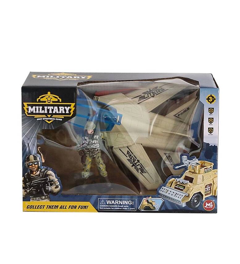 C Toys Uçaklı Asker Seti Orta Boy - 1