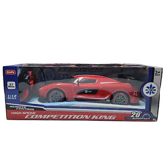 C Toys Uzaktan Kumandalı Işıklı Yarış Araba 1:12 Şarjlı - 1