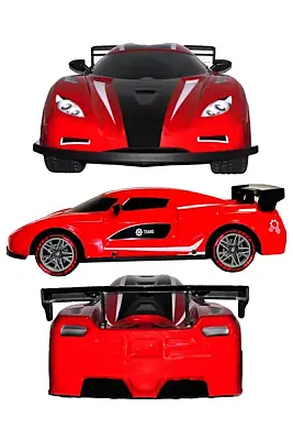 C Toys Uzaktan Kumandalı Işıklı Yarış Araba 1:12 Şarjlı - 4