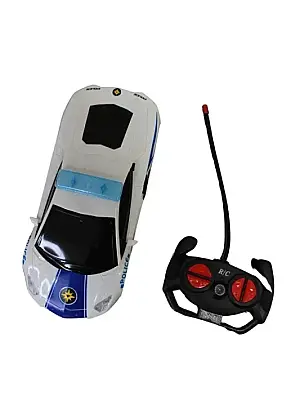 C Toys Uzaktan Kumandalı Pilli Polis Arabası 1:16 - 8
