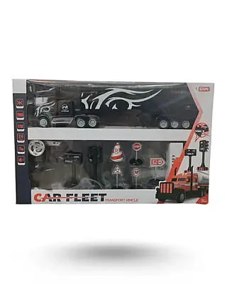 C Toys Uzaktan Kumandalı Trafik Setli Tır Seti - 1