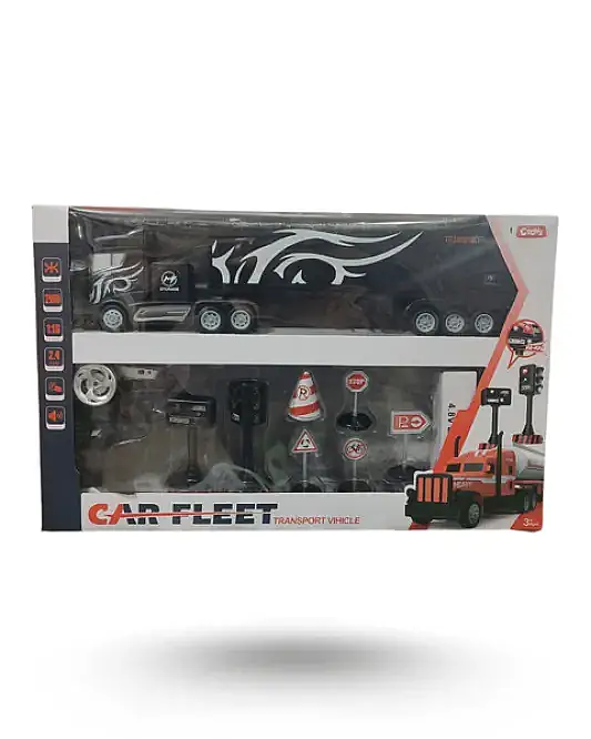 C Toys Uzaktan Kumandalı Trafik Setli Tır Seti - 1