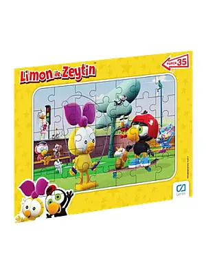 Ca Games Frame Puzzle 35 Parça Limon ile Zeytin - Ca Games (1)