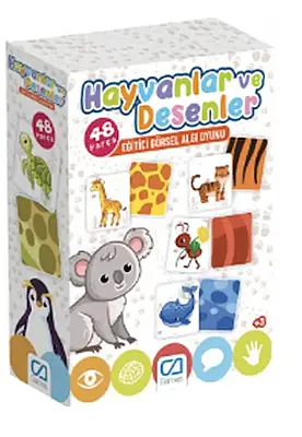 Ca Games Hayvanlar Ve Desenleri Eğitici Hafıza Oyunu - Ca Games (1)