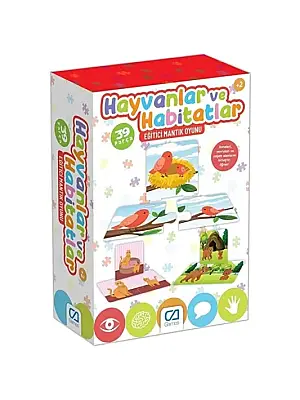 Ca Games Hayvanlar Ve Habitatlar Eğitici Hafıza Oyunu - Ca Games (1)