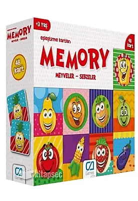 Ca Games Meyveler Sebzeler Eşleştirme Kartları - Ca Games (1)