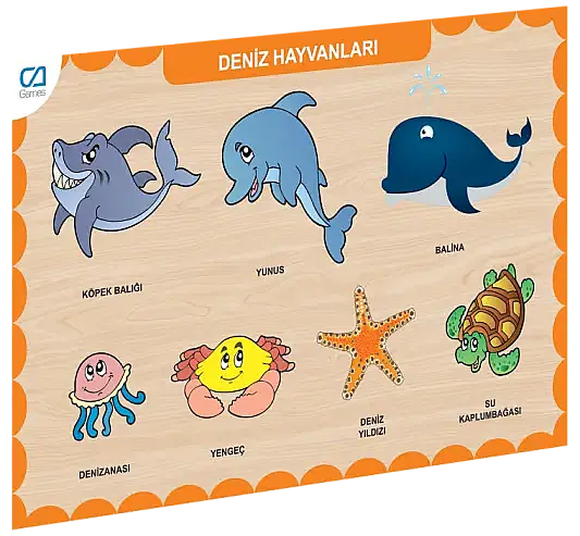 Ca Games Puzzle Deniz Hayvanları - 2