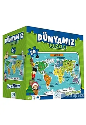 Ca Games Puzzle Dünyamız 50 x 70 cm - Ca Games (1)