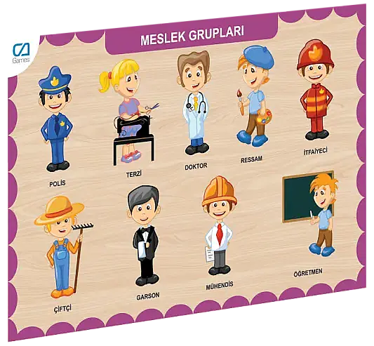 Ca Games Puzzle Meslek Grupları - 1