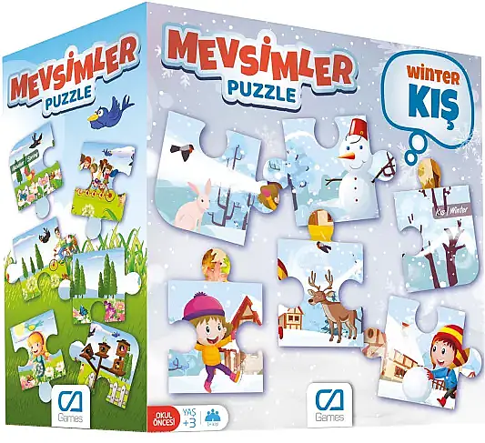 Ca Games Puzzle Mevsimler 50 x 70 cm - 2