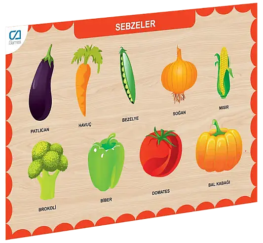 Ca Games Puzzle Sebzeler - 1