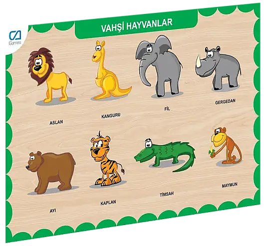 Ca Games Puzzle Vahşi Hayvanlar - 1