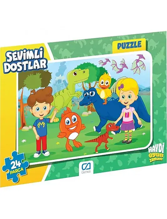 Ca Games Sevimli Dostlar Frame Puzzle 24 Parça - 2
